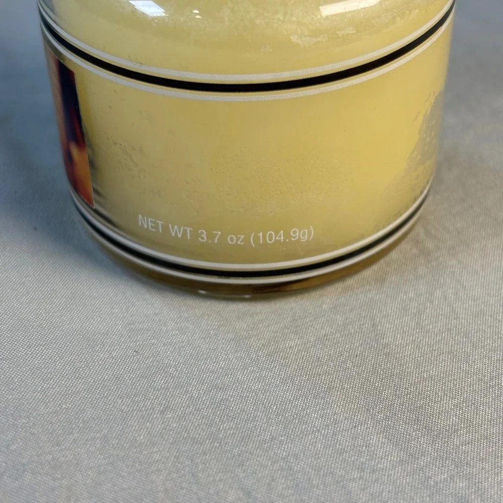 Vintage Yankee Candle French vanilla Candle 3.7 oz black band